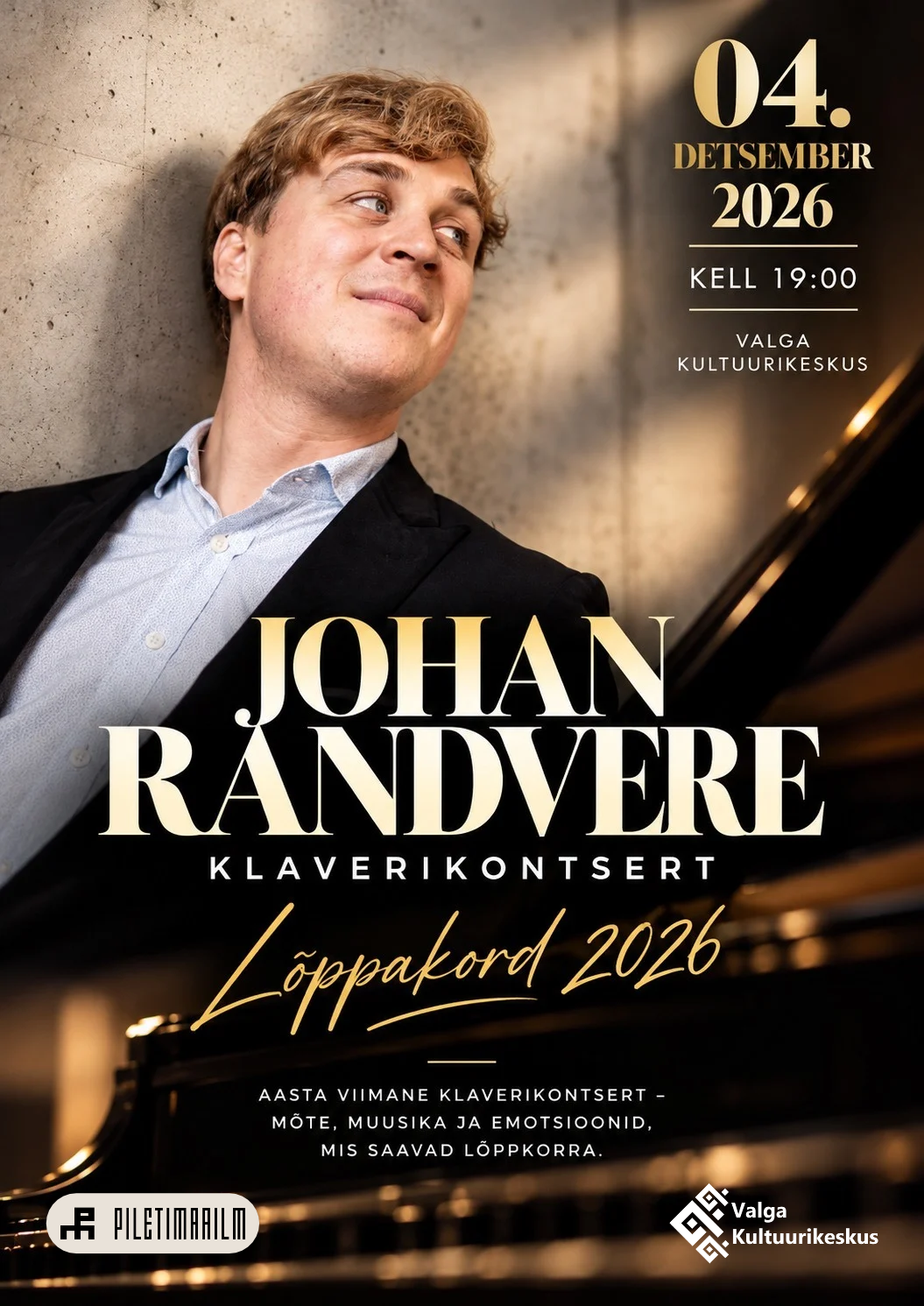 Johan Randvere klaverikontsert LÕPPAKORD 2026