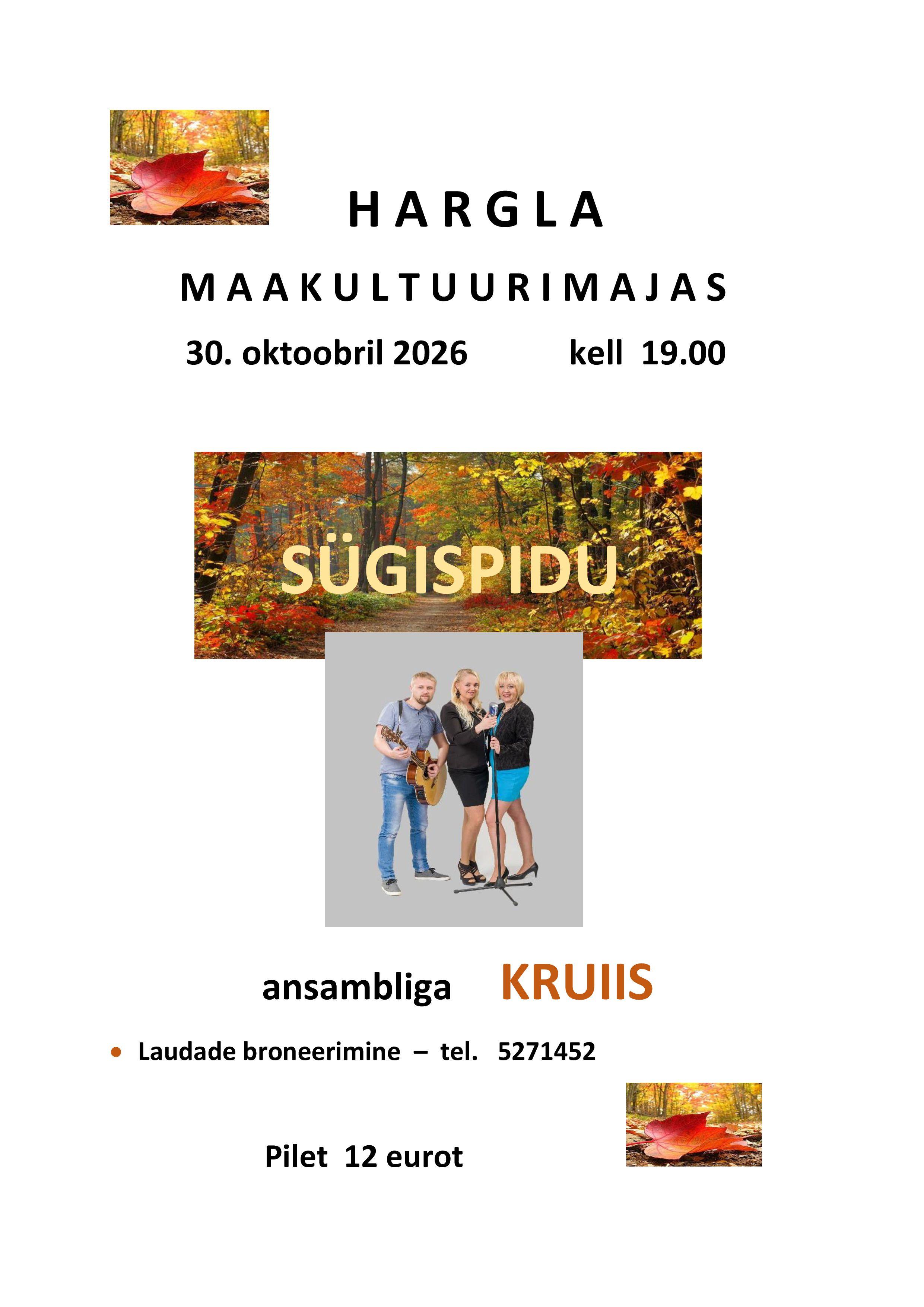 Sügispidu