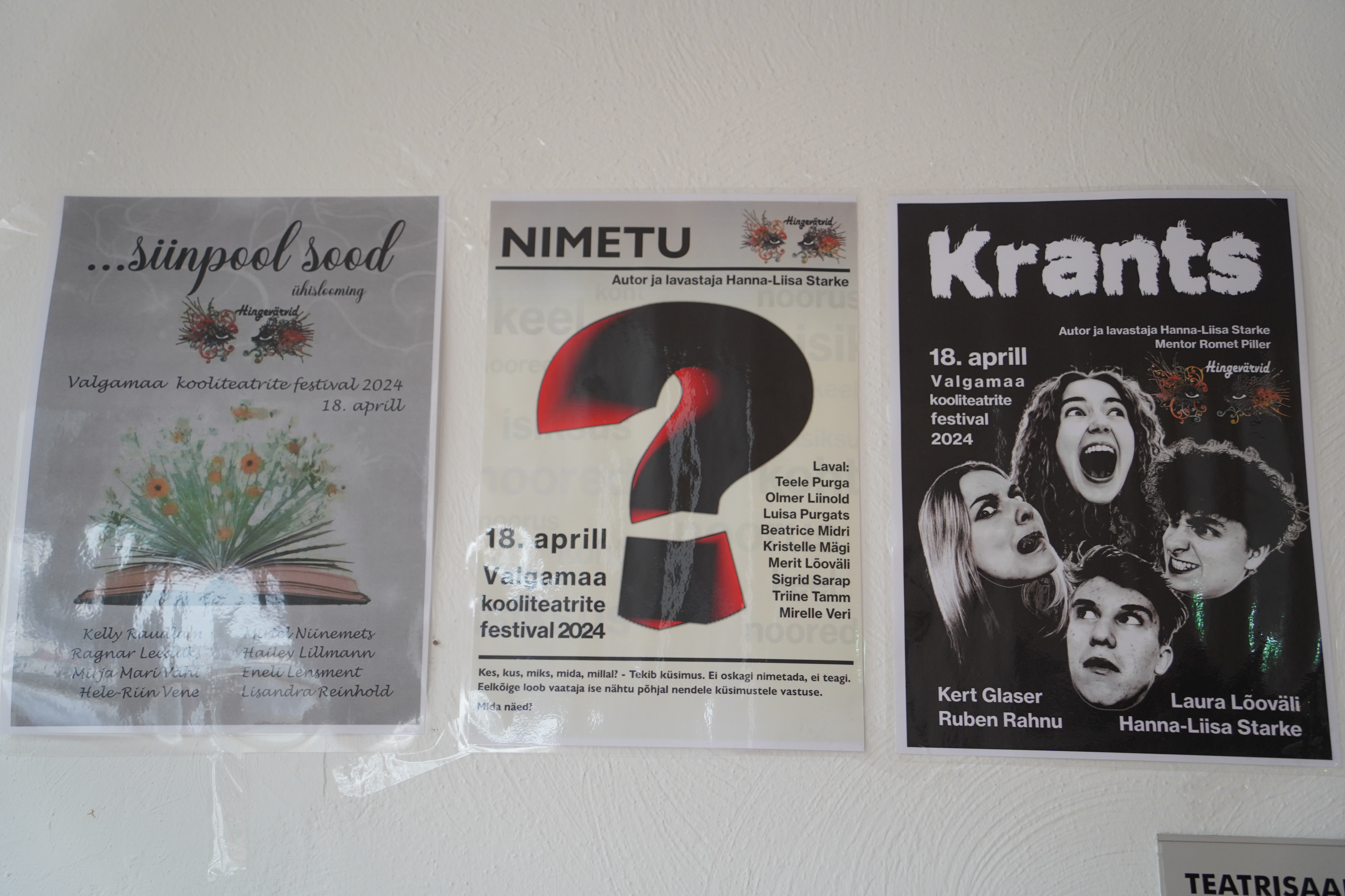 Kooliteatrite festival
