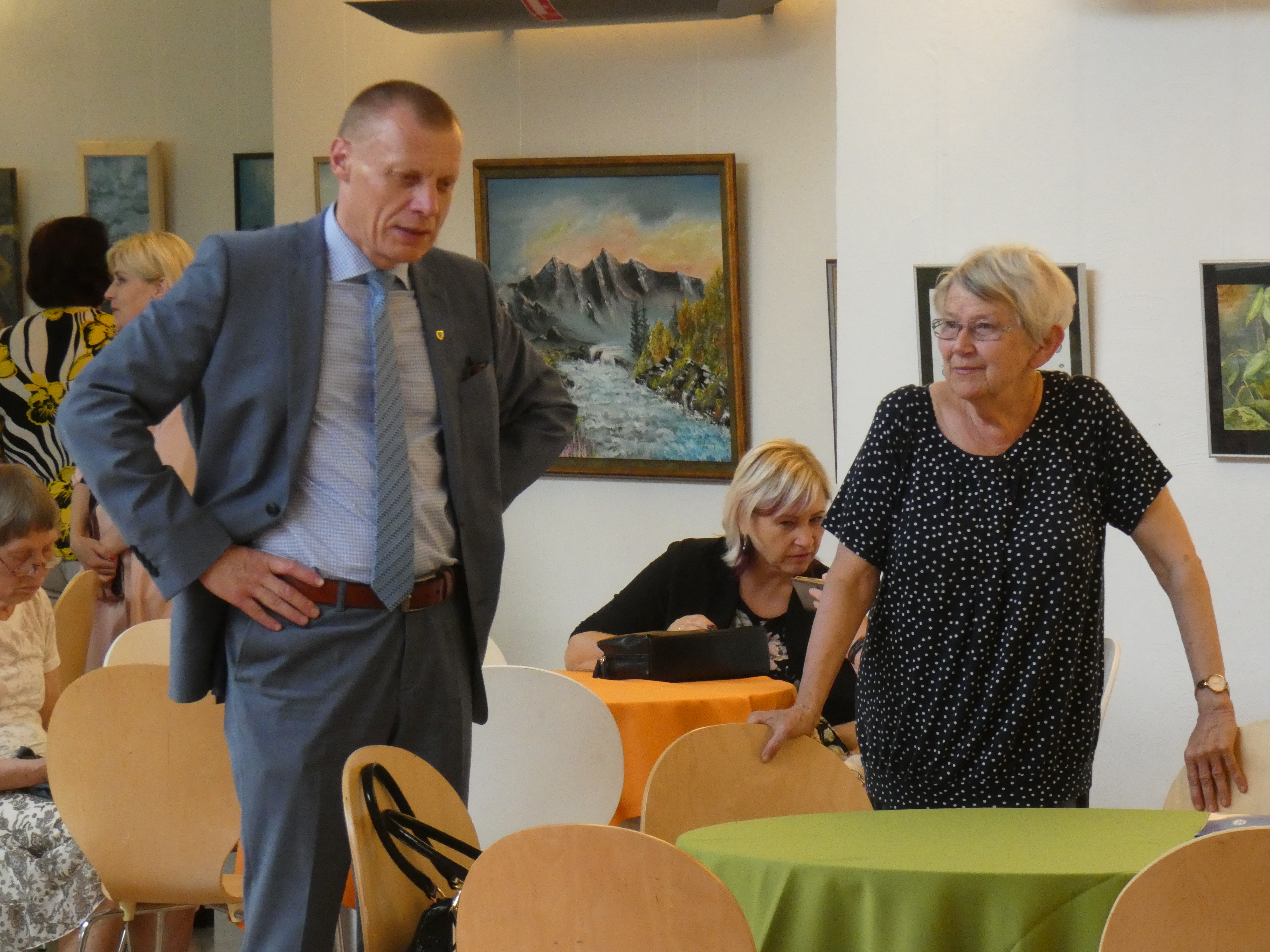 Loomeinimeste ühisnäituse avamine
