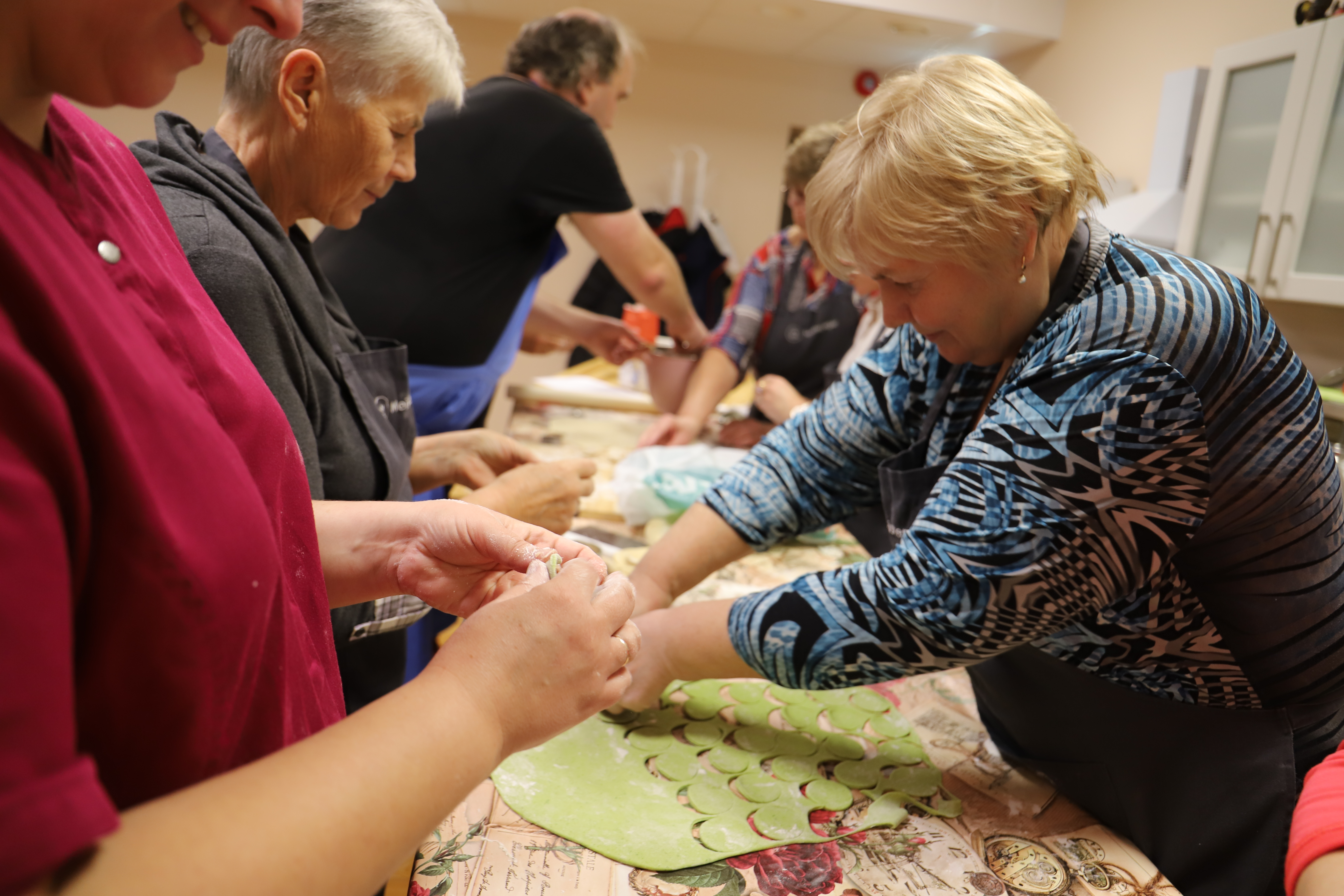 Värviliste pelmeenide valmistamise õpituba